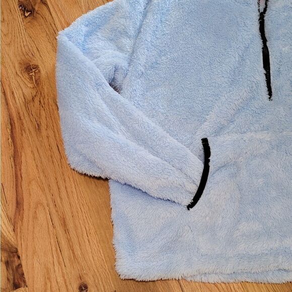 🤸♀️3 for 12🤸♂️ Fuzzy Sherpa-Like Half Zip Pullover Sweatshirt Jacket XL - Picture 2 of 5